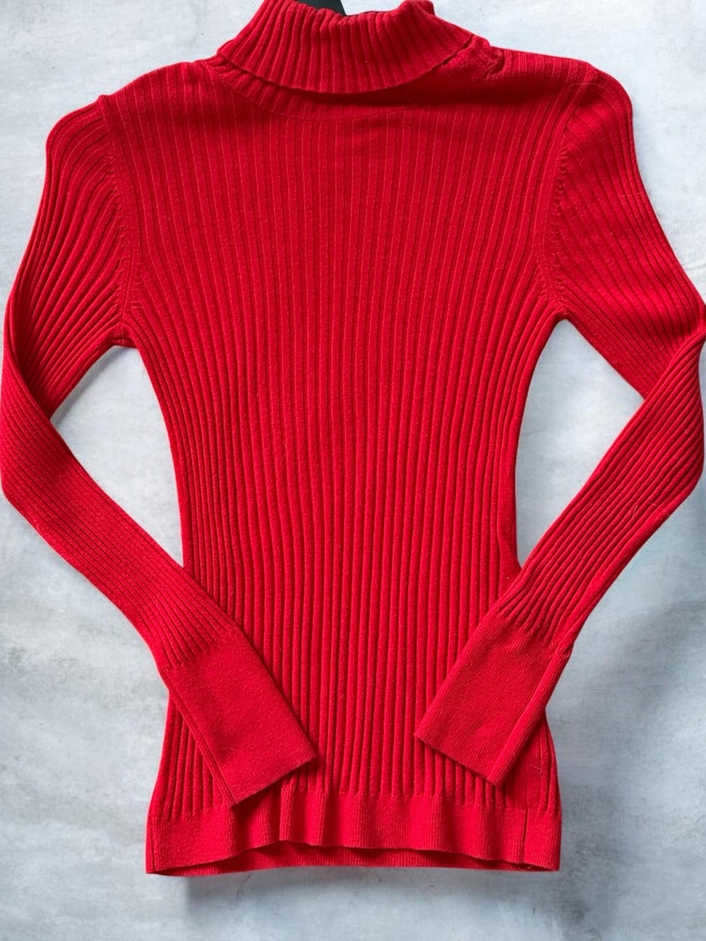 Merona Women’s Red Ribbed Turtleneck Sweater!